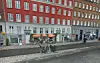 Fredensgade i København er lige nu spærret, fordi et større stillads er væltet. Foto: Google Streetview.