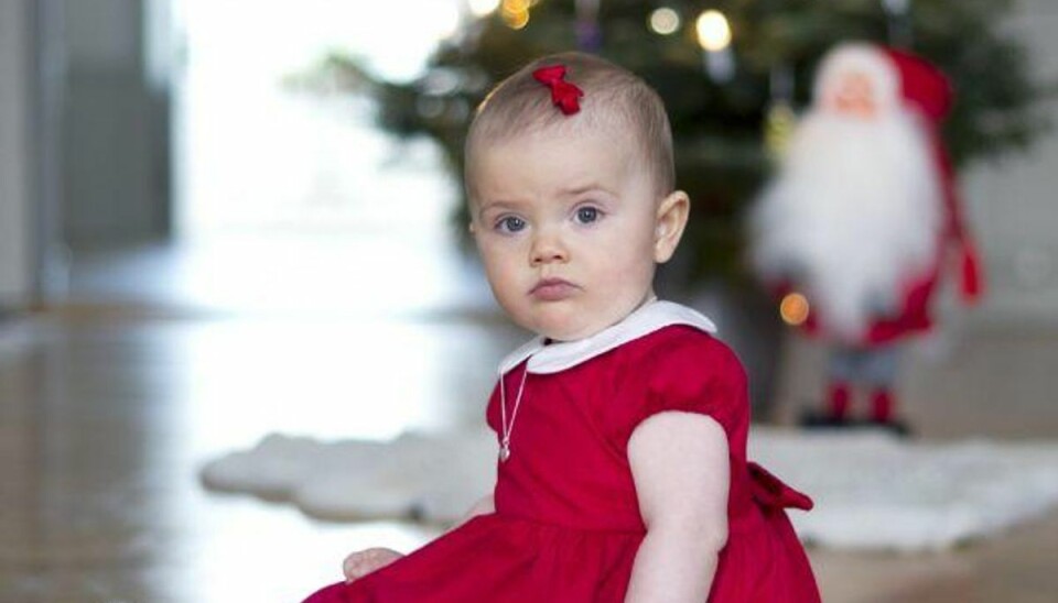 Lille juleprinsesse ønsker god jul Newspaq