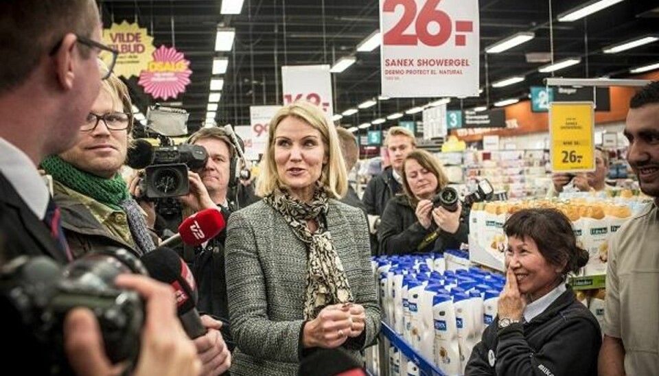 Se billederne: Thorning besøger Bilka i Ishøj Statsministeren besøger Bilka i Ishøj. Foto: Niels Ahlmann Olsen/SCANPIX