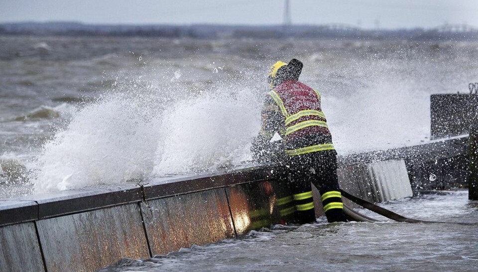 Afgørelse om stormflod åbner for erstatning til skaderamte Foto: Henning Bagger/Scanpix.