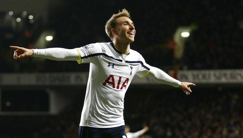 Eriksen om sent sejrsmål: Jeg løber de ekstra meter Foto: ANDREW WINNING/Scanpix.