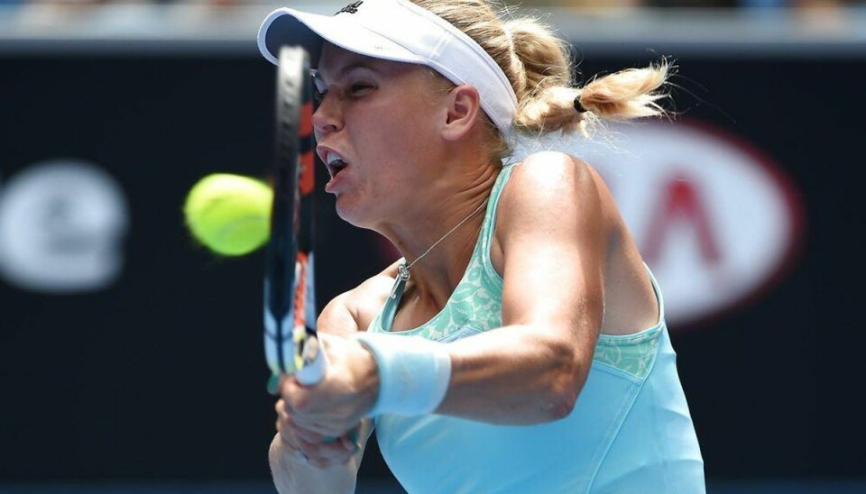 Wozniacki efter sejr: Jeg servede godt Caroline Wozniacki. Foto: William West/Scanpix.