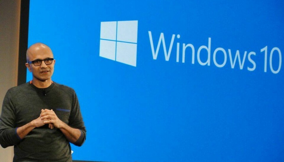 Windows 10 bliver gratis for brugerne. Foto: GLENN CHAPMAN/Scanpix.