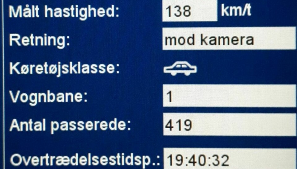 Utrygge borgere havde bestilt en færdselskontrol. Foto: Syd- og Sønderjyllands Politi.