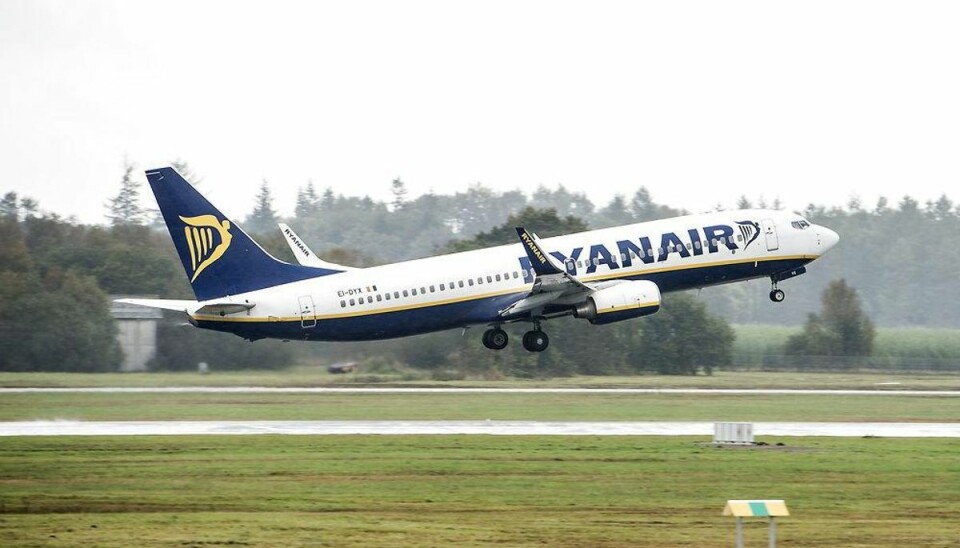 Ryanair kan blive lammet af konflikt ved debut i København Foto: Claus Fisker/Scanpix