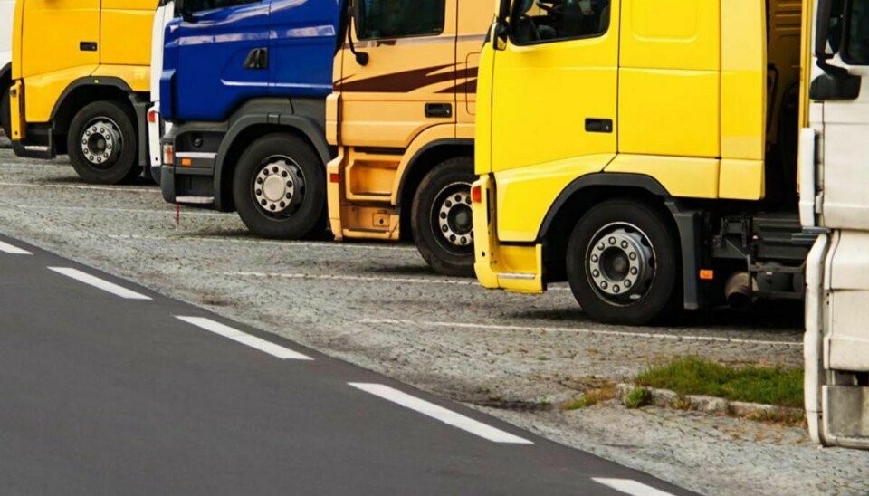 Flere lastbilchauffører blevet taget i en større kontrol med tunge køretøjer. Foto: Colourbox.