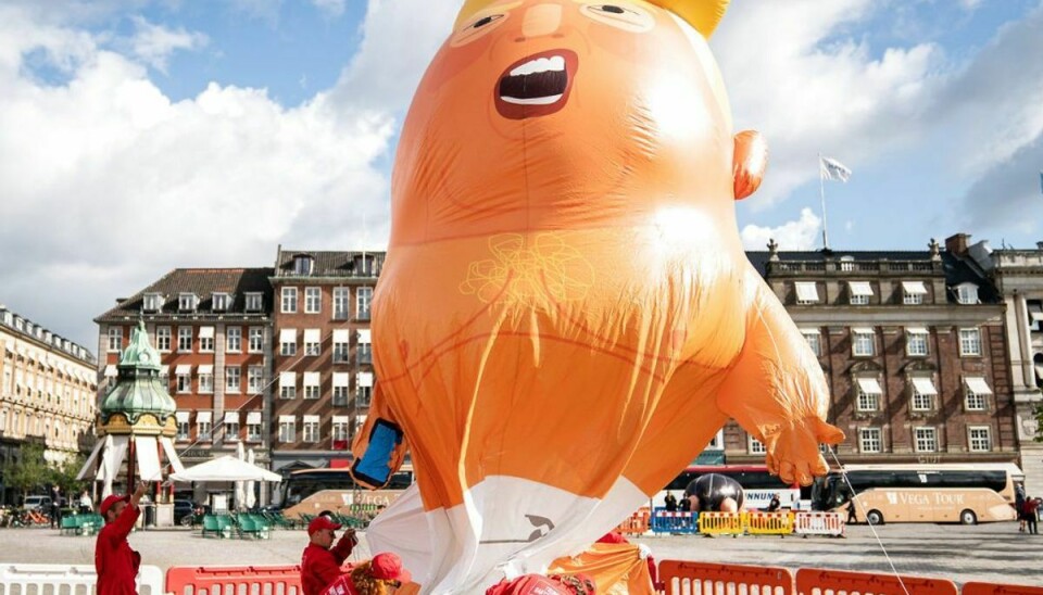 Sådan så det ud, da ballonen blev pustet op i Danmark i september 2019. Foto: Niels Christian Vilmann/Ritzau Scanpix