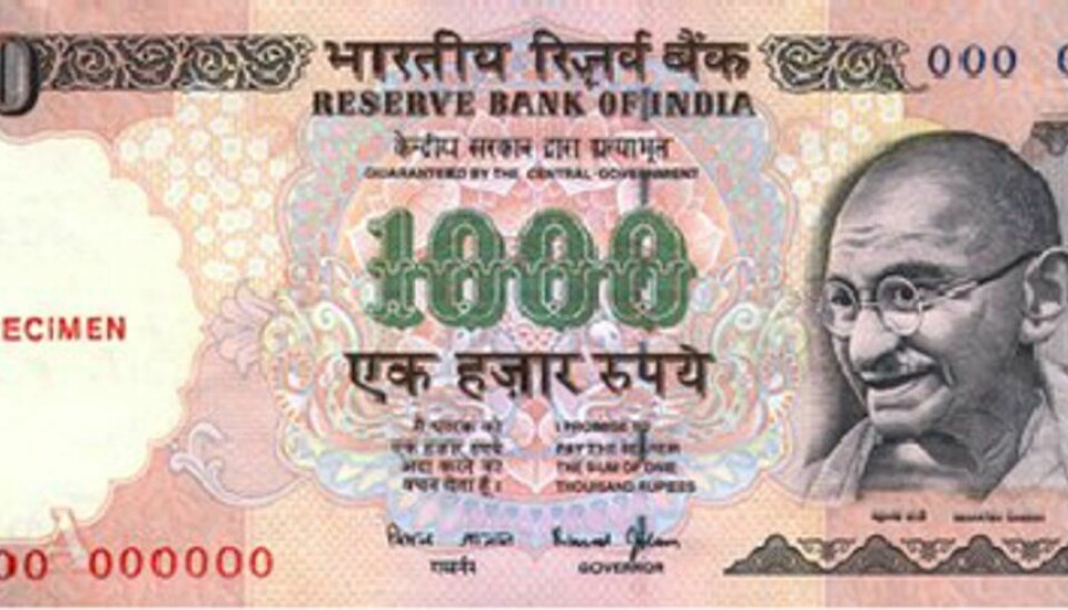1000-rupee. Foto: Wikipedia.