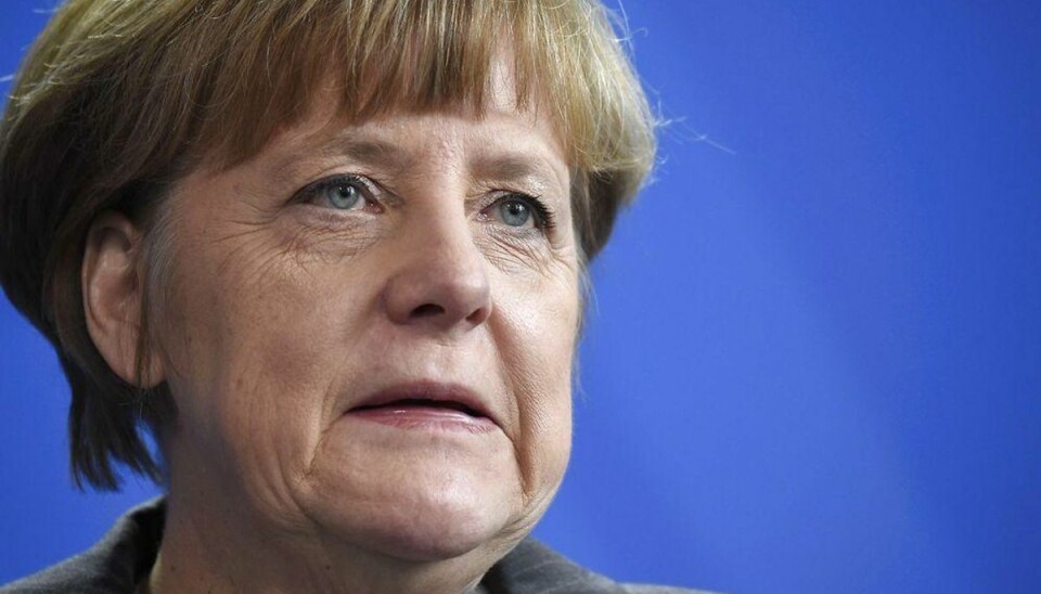 Merkel: Tysk-fransk plan skal forsvare freden i Europa Den tyske forbundskansler Angela Merkel. Foto: Odd Andersen/Scanpix.