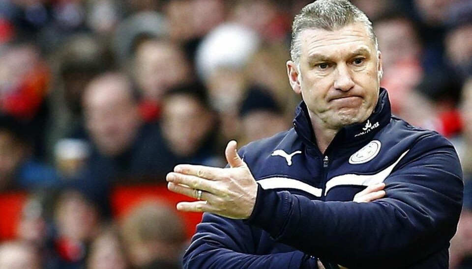 Efter fyringsrygter: Schmeichels klub freder manageren Leicester Citys manager, Nigel Pearson, blev søndag meldt fyret i flere engelske medier – men nu benægter klubben. Foto: Darren Staples/Scanpix.