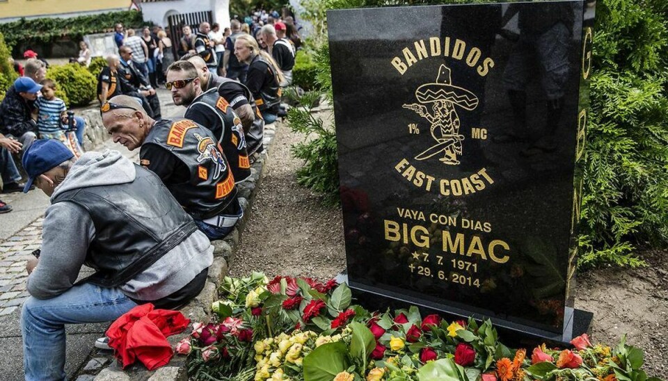 24-årig undgår tiltale for drab: Bandidos-rocker døde Foto: Thomas Lekfeldt/Scanpix (Arkivfoto)