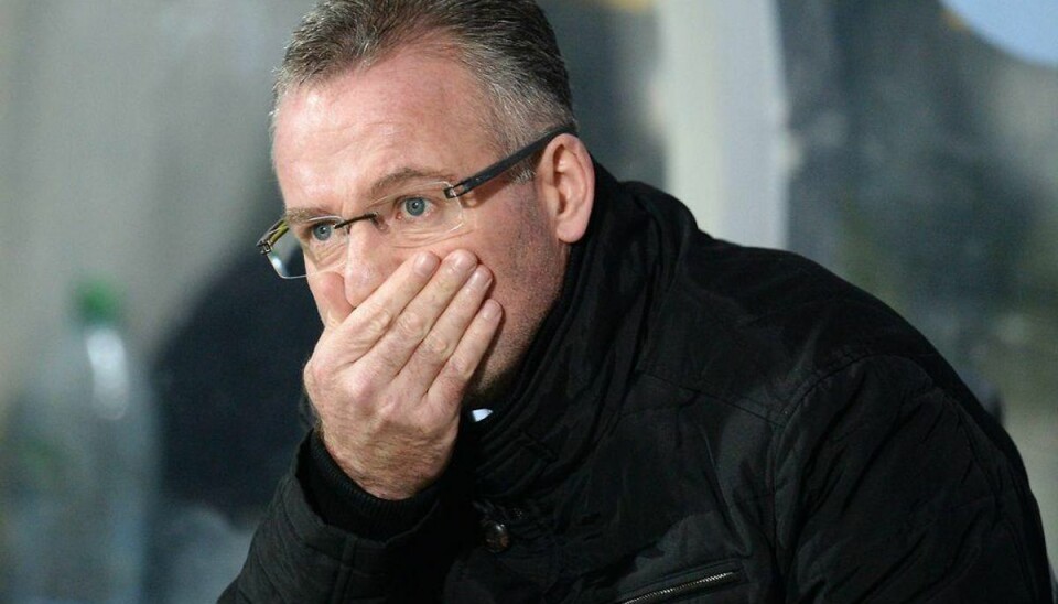 Aston Villa fyrer manageren Foto: OLI SCARFF/Scanpix.