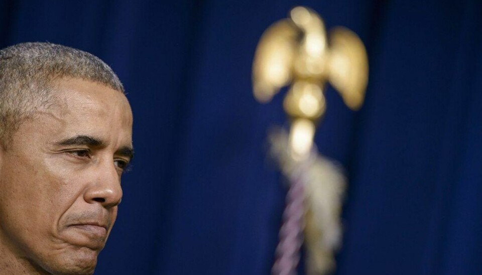Obama: Vi er i krig mod terrorister – ikke islam Foto: BRENDAN SMIALOWSKI/Scanpix