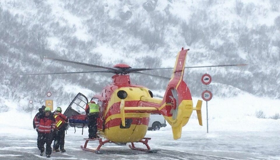 Tre langrendsløbere blev dræbt af lavinen. Foto: VALAIS POLICE/Scanpix.