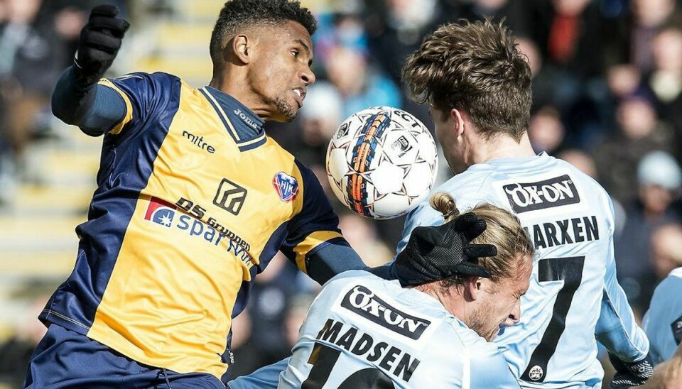 Sønderjyske besejrede søndag Hobro med 1-0. Foto: Claus Fisker/Scanpix .