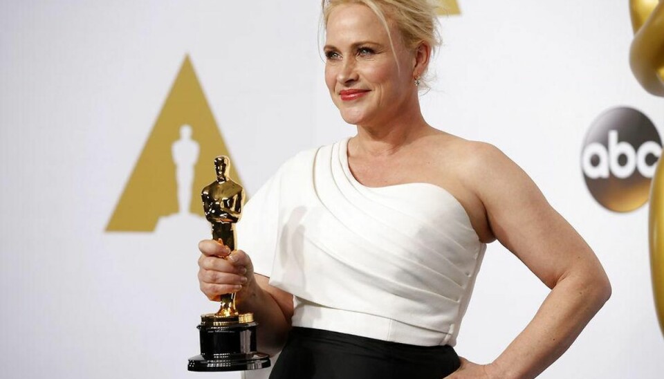 Takketaler: Ligeløn og familie fylder i årets Oscar Patricia Arquette. Foto: LUCY NICHOLSON