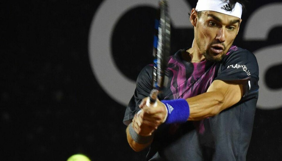 Rio Open: Nadals fornemme grusstime spoleret af italiener Italieneren Fabio Fognini ødelagde Rafael Nadals fornemme sejrsrække på grus i semifinalen ved Rio Open. Foto: VANDERLEI ALMEIDA/Scanpix.