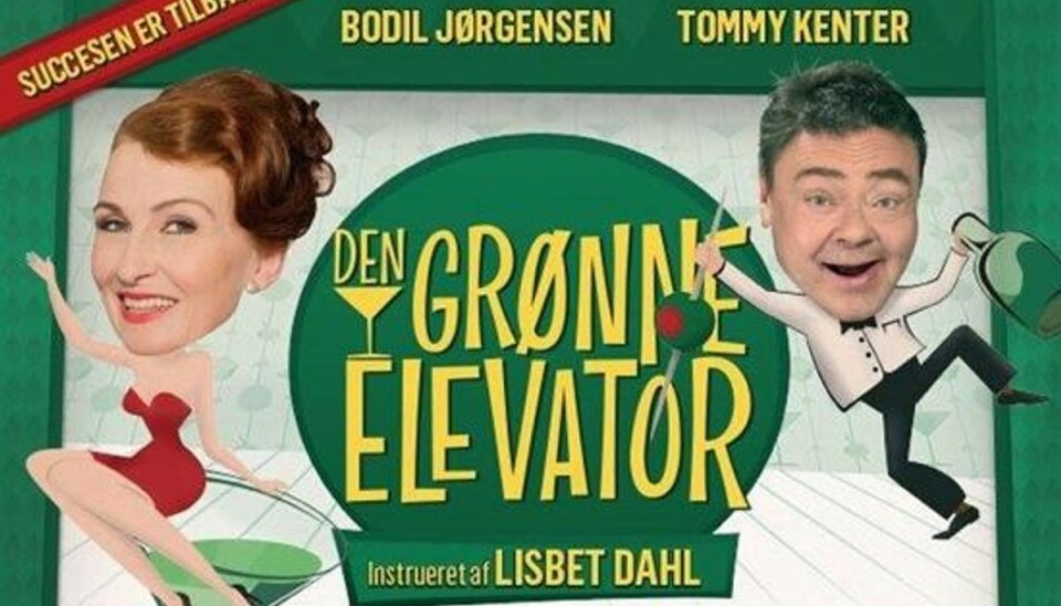 Den grønne elevator: Bodil Jørgensen tilbage på scenen