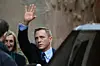Her ses Daniel Craig, der spiller James Bond under et promotion-besøg i Italien. Foto: FILIPPO MONTEFORTE/Scanpix