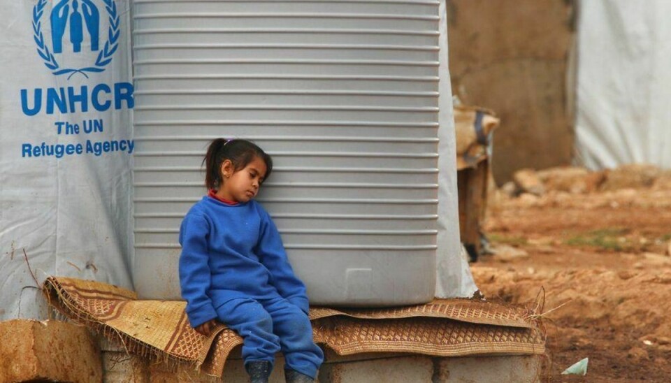 Mange krige og konflikter som for eksempel i Syrien har været med til at gøre 2014 til et sort år for menneskerettighedere, mener Amnesty. Her er det et billede af en syrisk pige i en flygtningelejr i Libanon. Foto: Scanpix