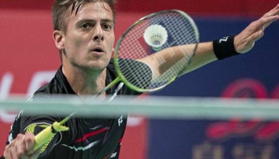 Overrasker: Klar til finalen Hans-Kristian Vittinghus overraskede stort mod Anders Antonsen i semifinalen i Thailand Open. (Arkivfoto) Foto: Claus Fisker/Scanpix