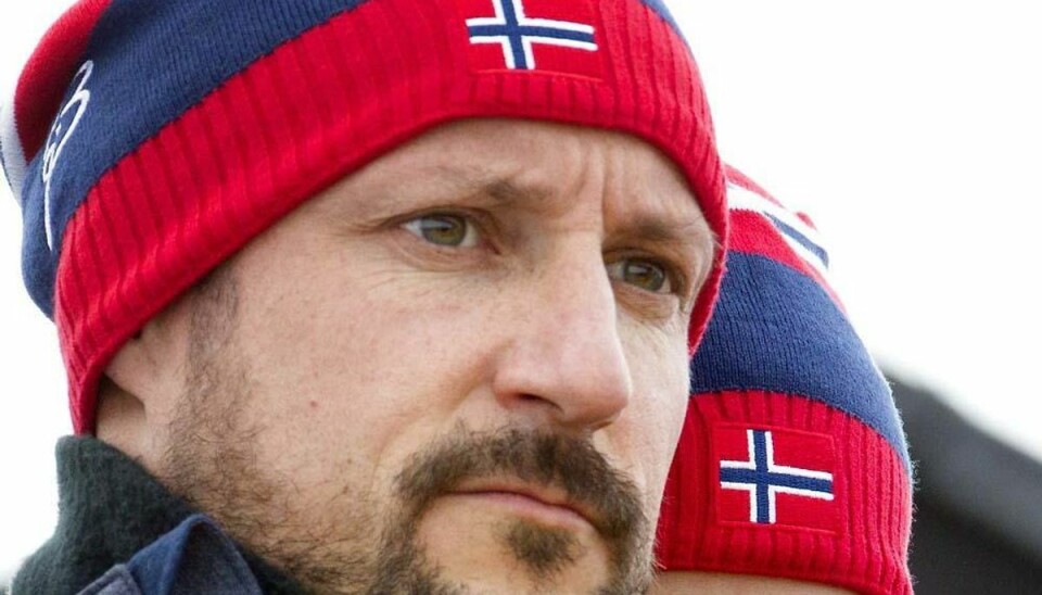 Uheld: Norsk prins på krykker Foto: Patrick Van Katwijk/Scanpix.