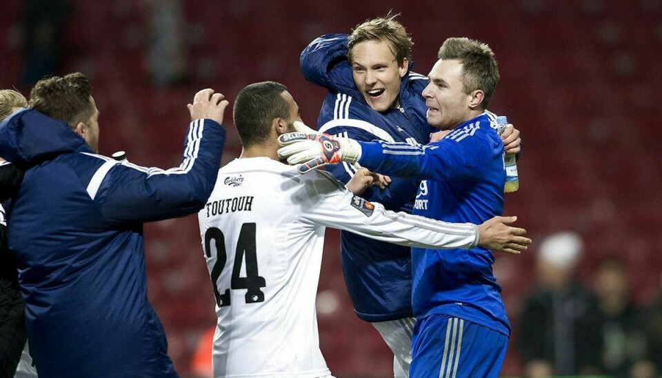 FCK er videre til semifinalen i pokalturneringen. Foto: Anders Kjærbye/Scanpix.