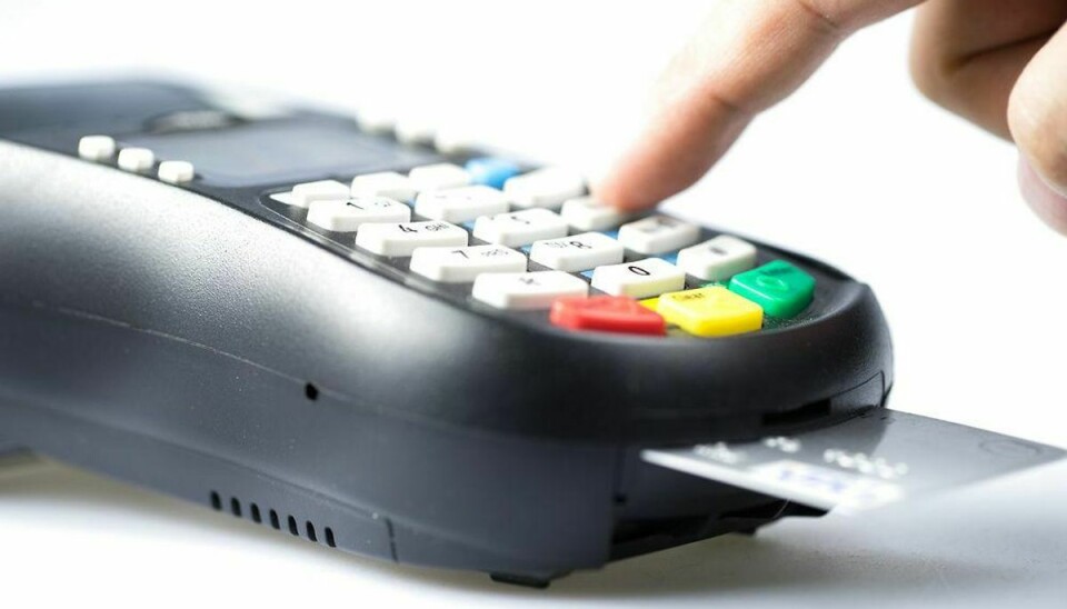 Der er problemer med Nets’ system til batalinger med kreditkort over hele landet fredag eftermiddag. Foto: Scanpix