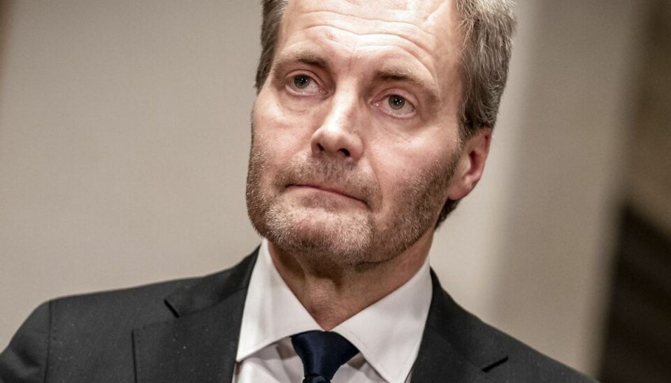 Peter Skaarup (DF) vil have justitsministeren til at forholde sig til grænsekontrollen. (Foto: Mads Claus Rasmussen/Ritzau Scanpix) Peter Skaarup (DF) vil have justitsministeren til at forholde sig til grænsekontrollen. (Foto: Mads Claus Rasmussen/Ritzau Scanpix)