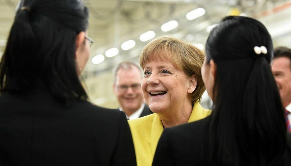 Merkel opfordrer Japan til at løse strid om sexslaver Foto: TOSHIFUMI KITAMURA/Scanpix.