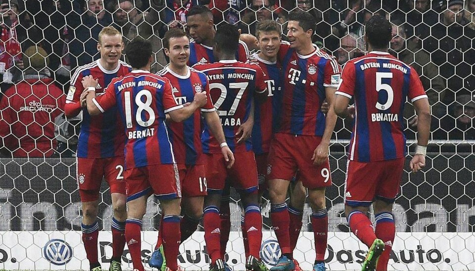 Bayern vinder 4-0 over Bremen Foto: TOBIAS SCHWARZ/Scanpix.