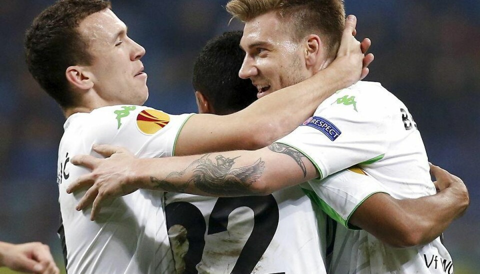 Bendtner sikrer Wolfsburg sejr over Inter Foto: ALESSANDRO GAROFALO/Scanpix.