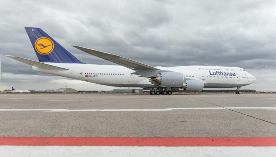 Lufthansa-strejke giver aflyste fly Arkivfoto.