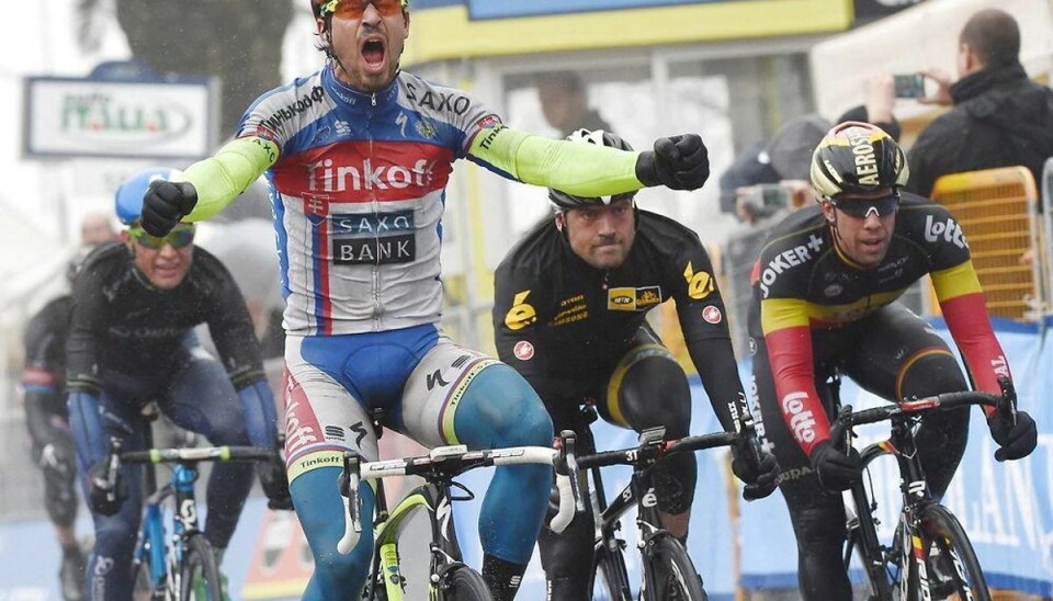 Sagan glippede sejr i årets første klassiker Foto: DANIEL DAL ZENNARO/Scanpix.