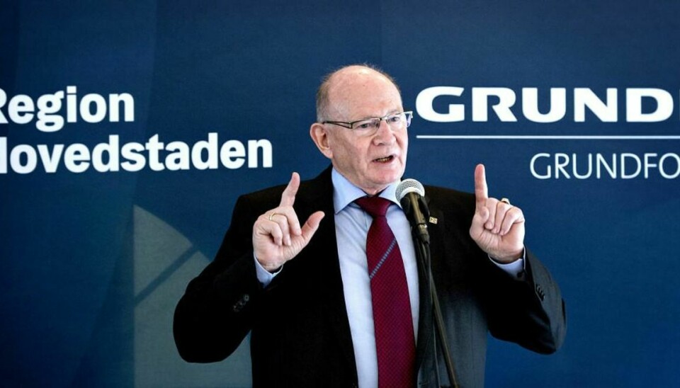 Niels Due Jensen strammer grebet om Grundfos. Arkivfoto: Keld Navntoft/Scanpix