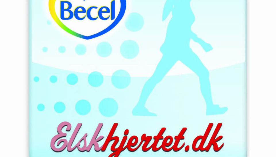 Hjerteforeningen og Becel arbejder videre mod hjerte-kar-sygdom Gå for hjertet, er en del af Hjerteforeningens ”Elsk Hjertet-kampagne”.