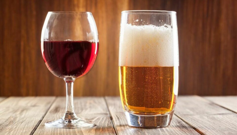 Øl feder mindre end vin Øl indeholder både vitaminer og mineraler og feder mindre end vin. Foto: Iris/Scanpix