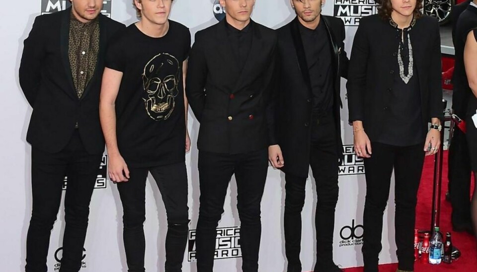 One Direction samlet i 2014 ved American Music Awards. Foto: Frederic J. Brown