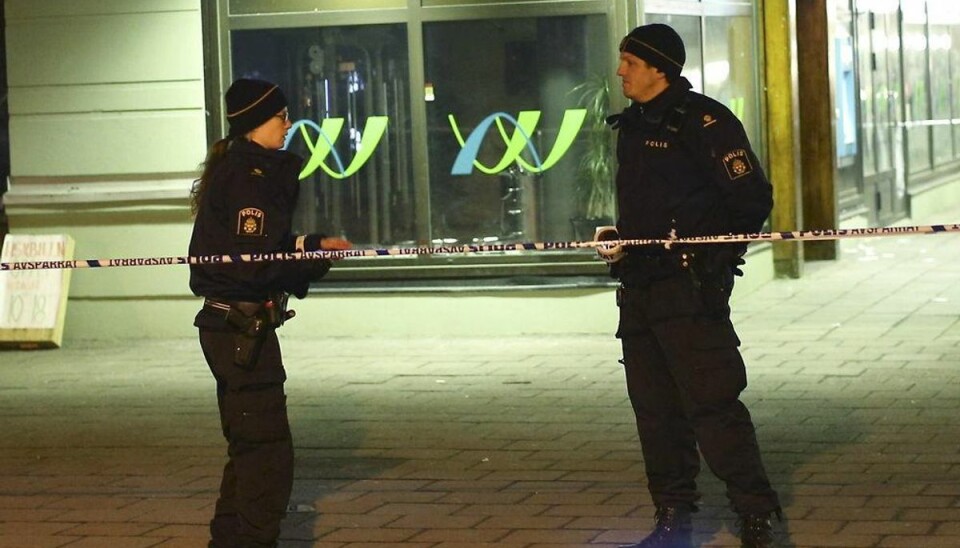 Svensk storby står med 14 uopklarede drab Foto: Bjorn Larsson Rosvall/Scanpix.