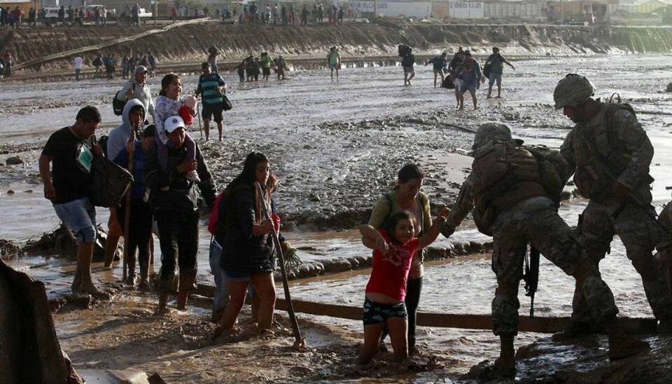 Ekstremt vejr: Mindst 25 dræbt I Chile sakbte de kraftige regnfald store stormfloder og mudderskred. Foto: FELIPE TRUEBA/Scanpix
