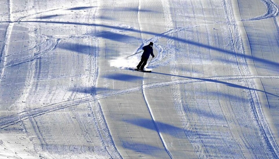 Skipisterne i Østrig er kun åbne for lokale. Foto: Scanpix