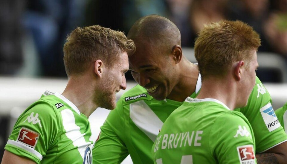 Wolfsburg vandt uden bænket Bendtner Foto: TOBIAS SCHWARZ/Scanpix.