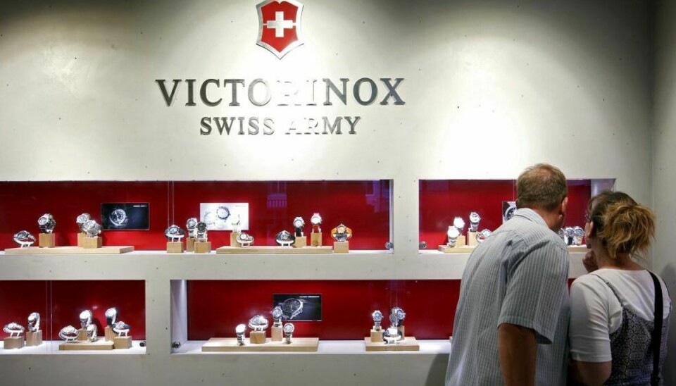 Den schweiziske producent vil nu lave smartwatches. Foto: Arnd Wiegmann/Scanpix