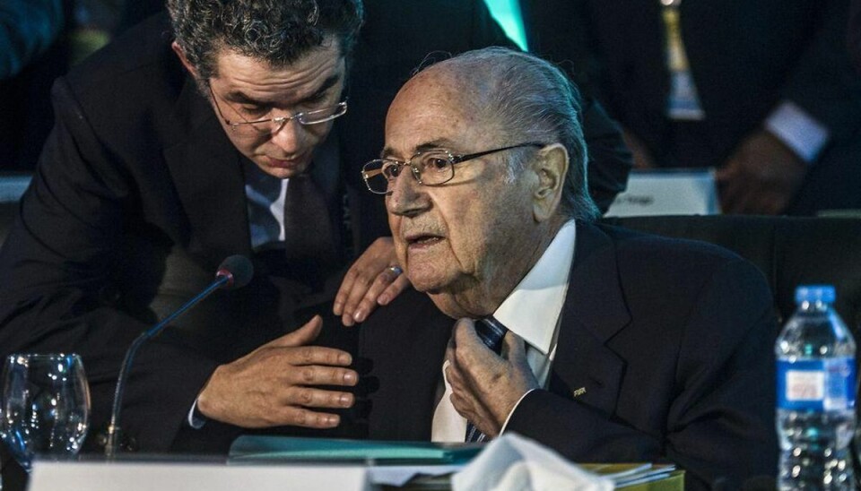 DBU kæmper for at vælte favoritten Blatter Foto: KHALED DESOUKI/Scanpix.