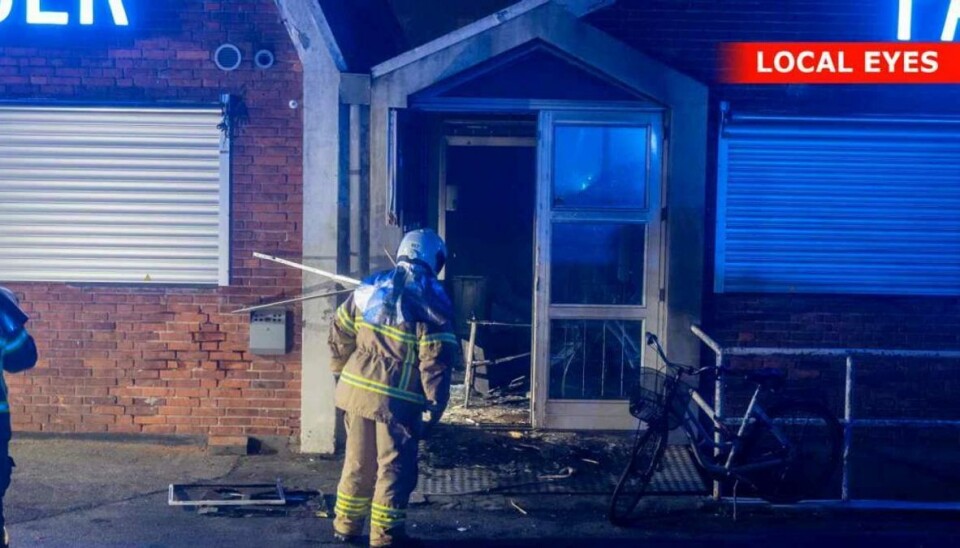 Fitnesscenter i flammer