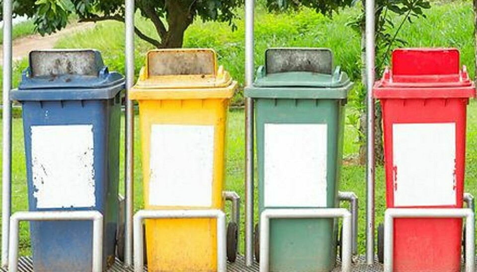Affaldssortering er ikke altid en sikker miljøgevinst. Foto: Scanpix