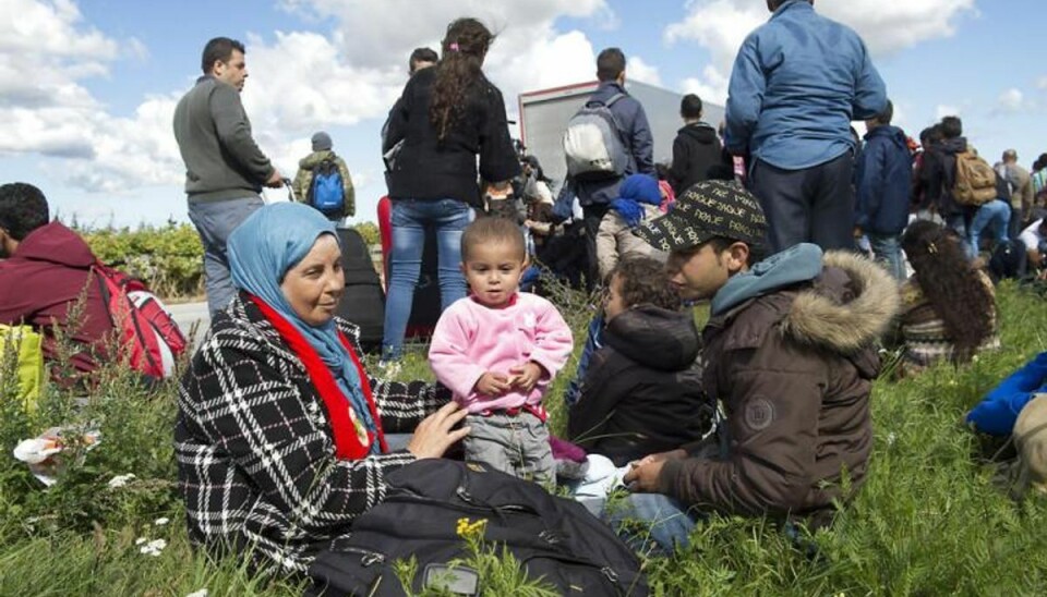 Danmark scorer mest dansk udviklingsbistand Ulandsbistanden, der egentlig skal hjælpe i udviklingslandene, bliver i større grad brugt her hjemme – i takt med stigningen af flygtninge, der kommer til Danmark. Foto: Scanpix