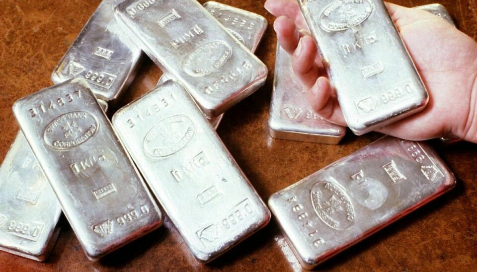 Det er længe siden, at sølv har været så meget værd. Foto: Scanpix.