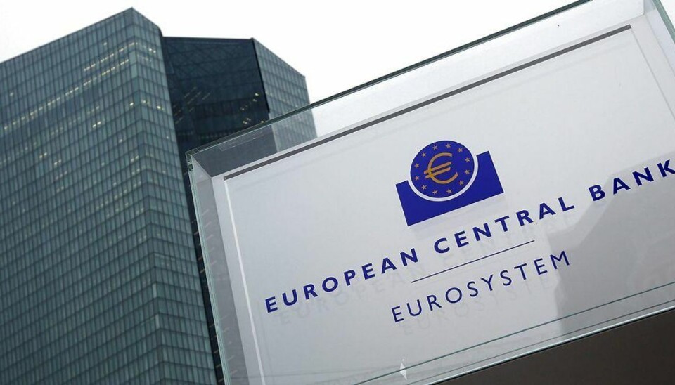 Europæisk rente forbliver uændret Foto: DANIEL ROLAND/Scanpix.