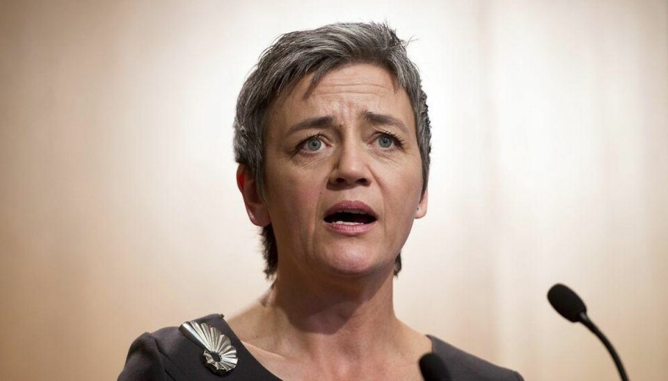 Vestager er bøhmanden under Googles seng Foto: SAUL LOEB/Scanpix